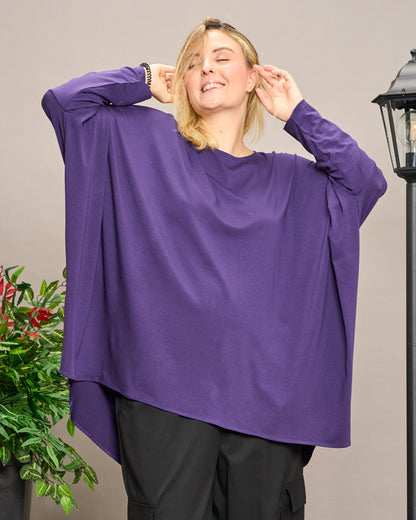 Solid Color Boxy Oversized Sweater