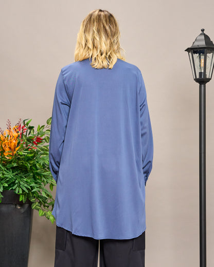 Viscose Shirt with Slits