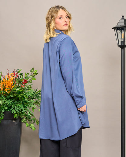 Viscose Shirt with Slits