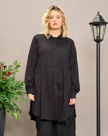 Viscose Shirt with Slits