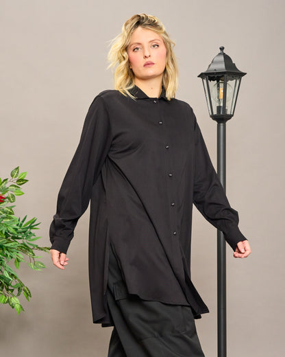 Viscose Shirt with Slits