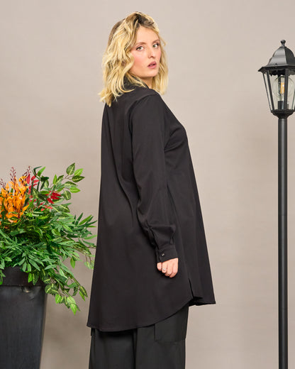 Viscose Shirt with Slits