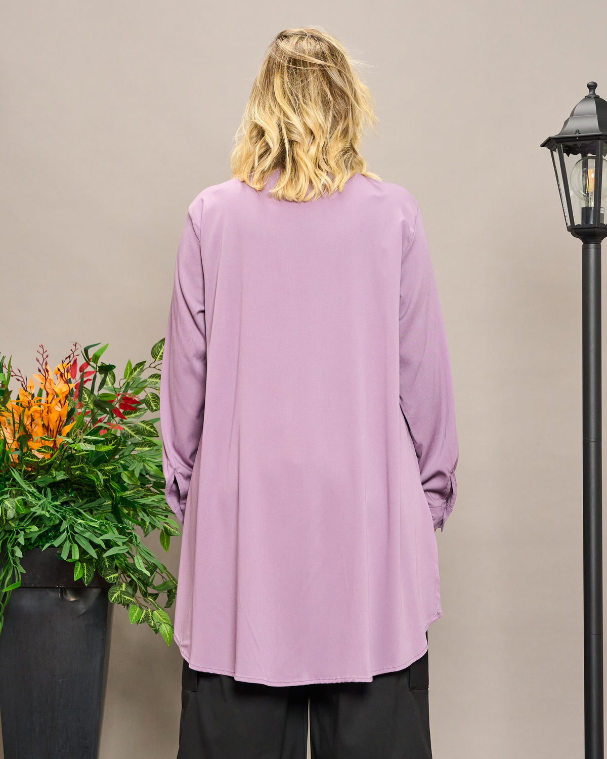 Viscose Shirt with Slits
