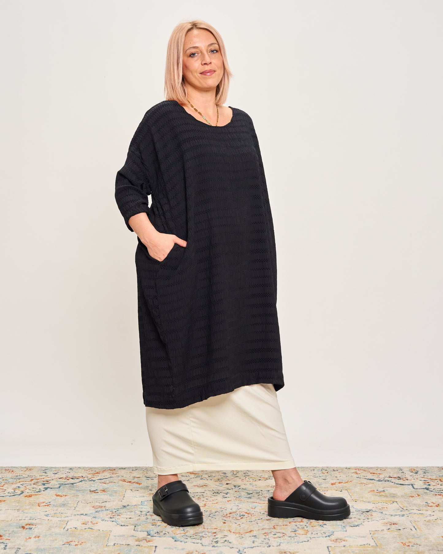 Crinkled Maxi Dress