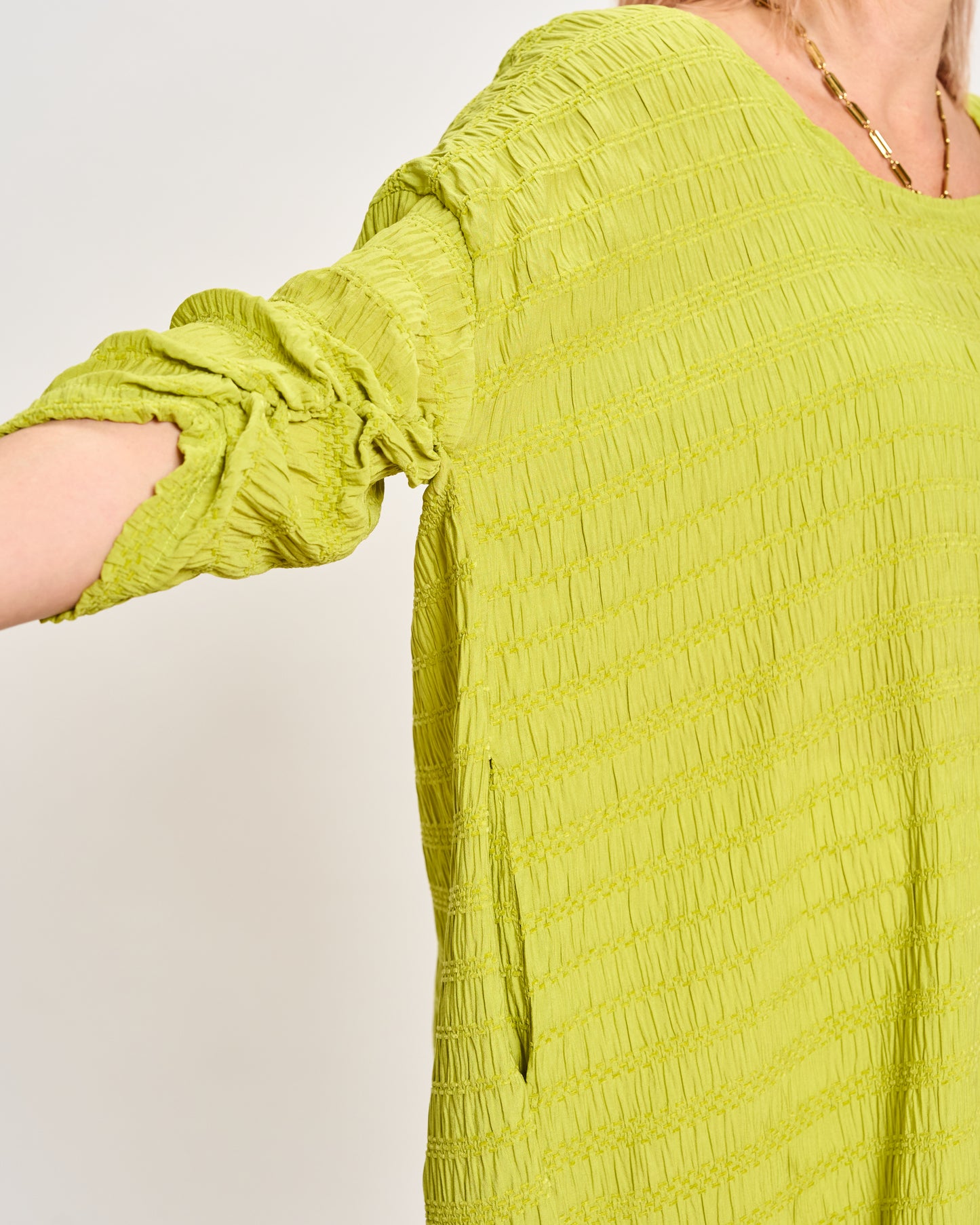 Crinkled Maxi Dress