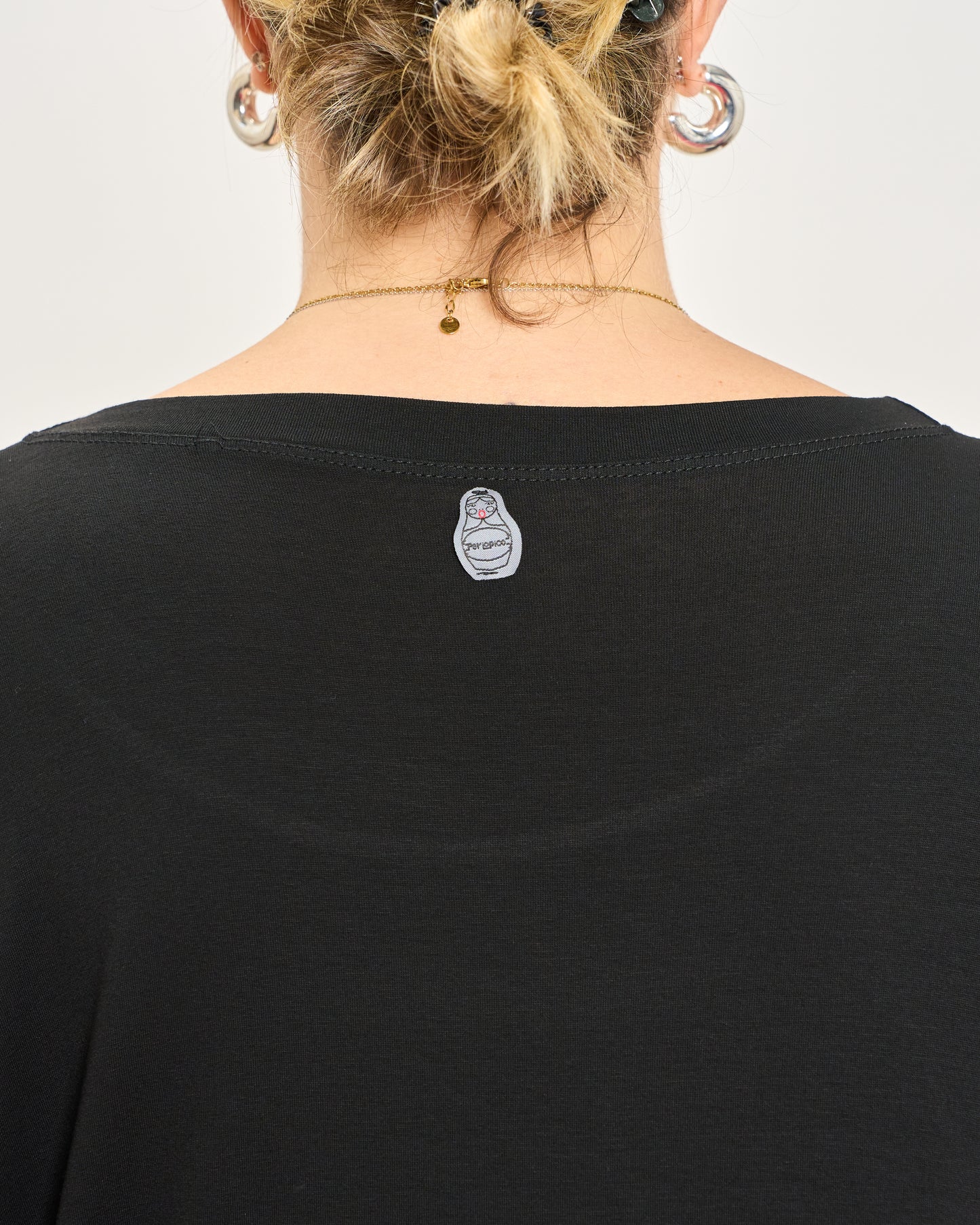 Maxi Maglia con Applicazioni Goffrate