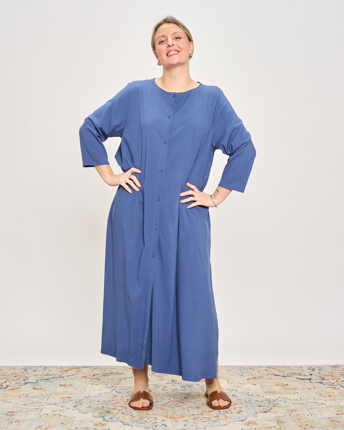 Solid Color Shirtdress