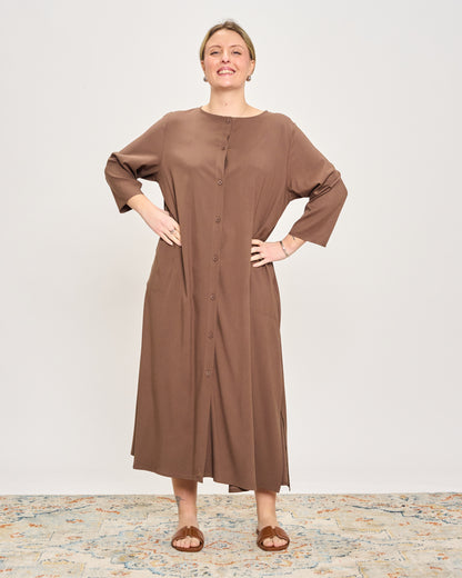 Solid Color Shirtdress