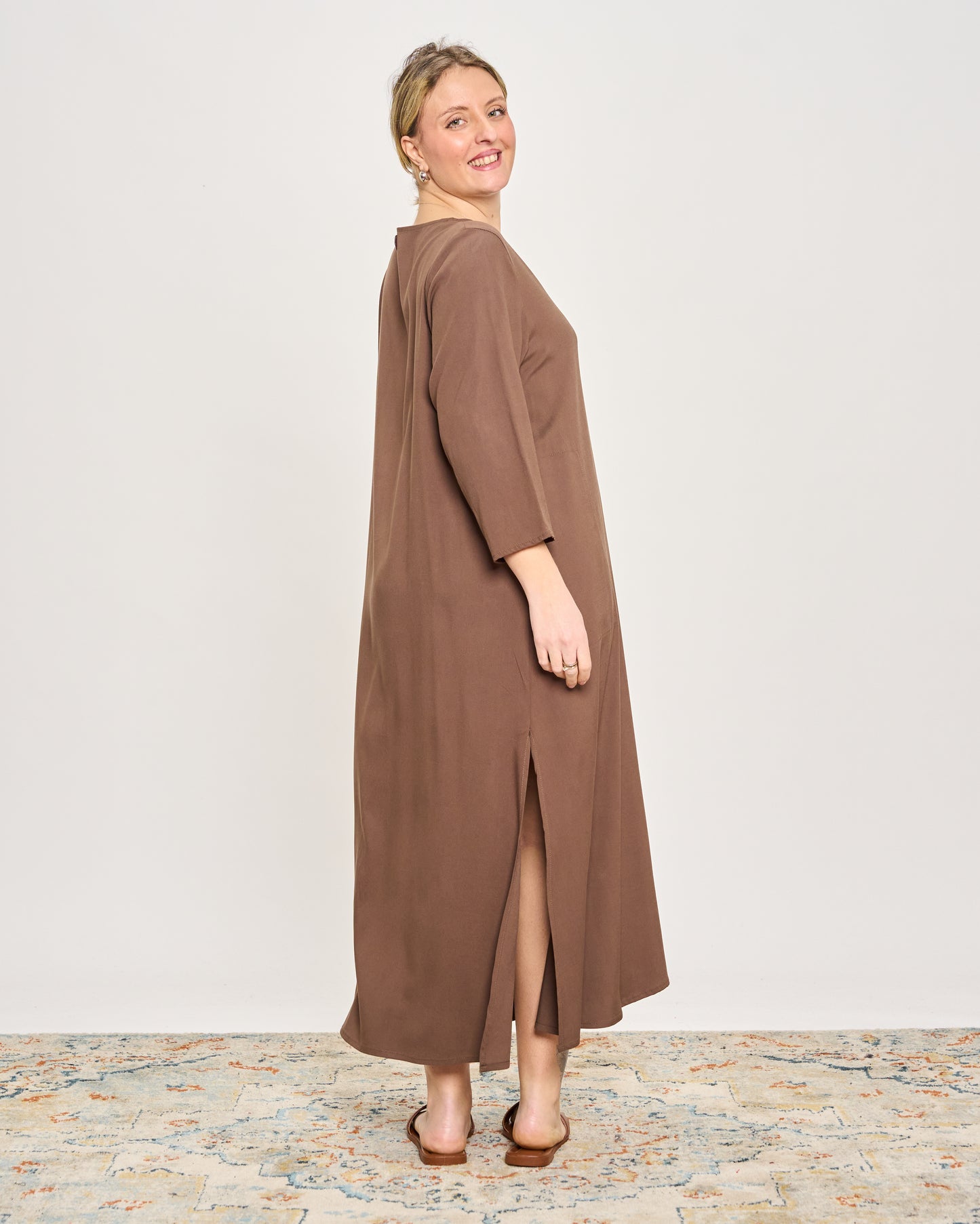 Solid Color Shirtdress