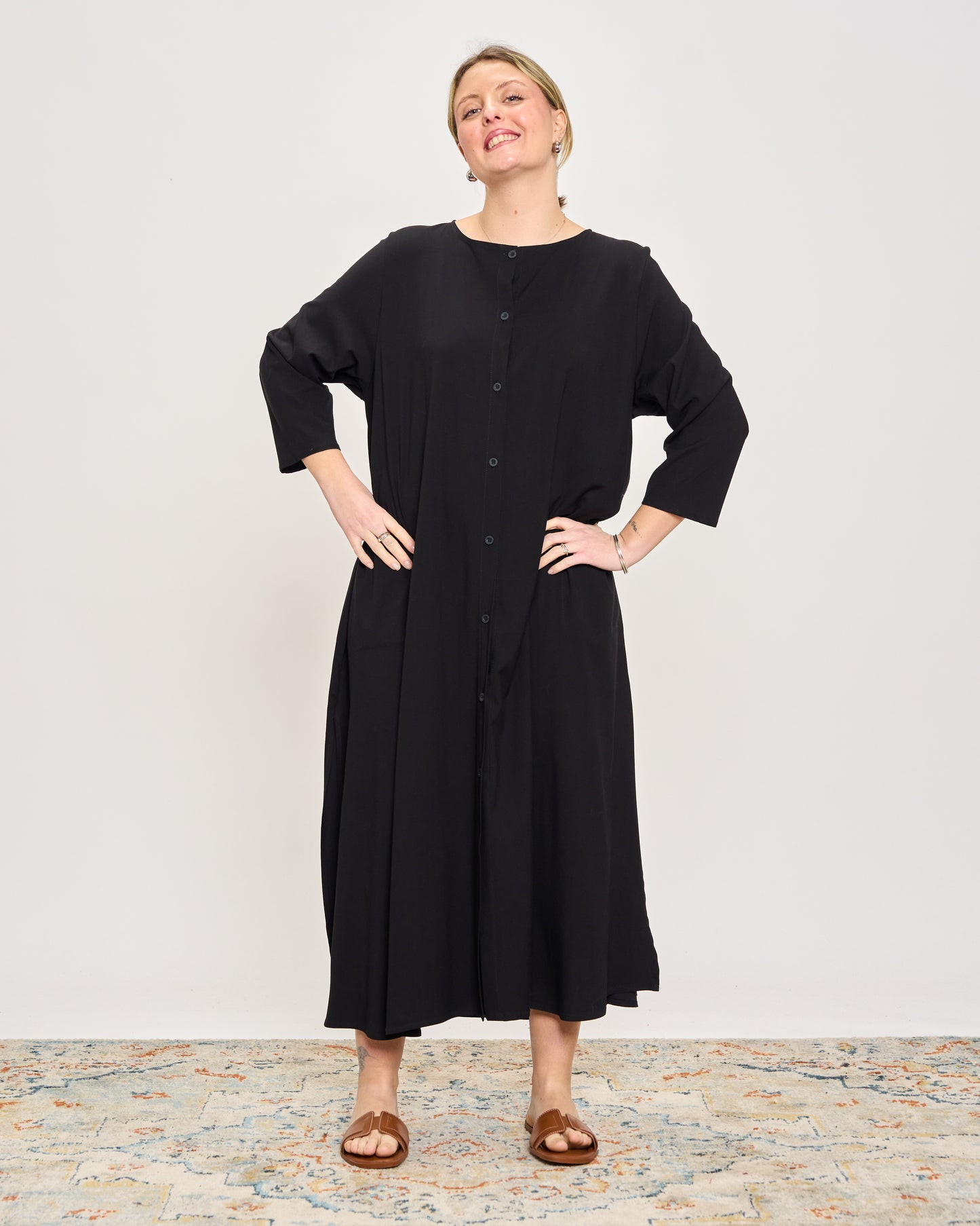 Solid Color Shirtdress