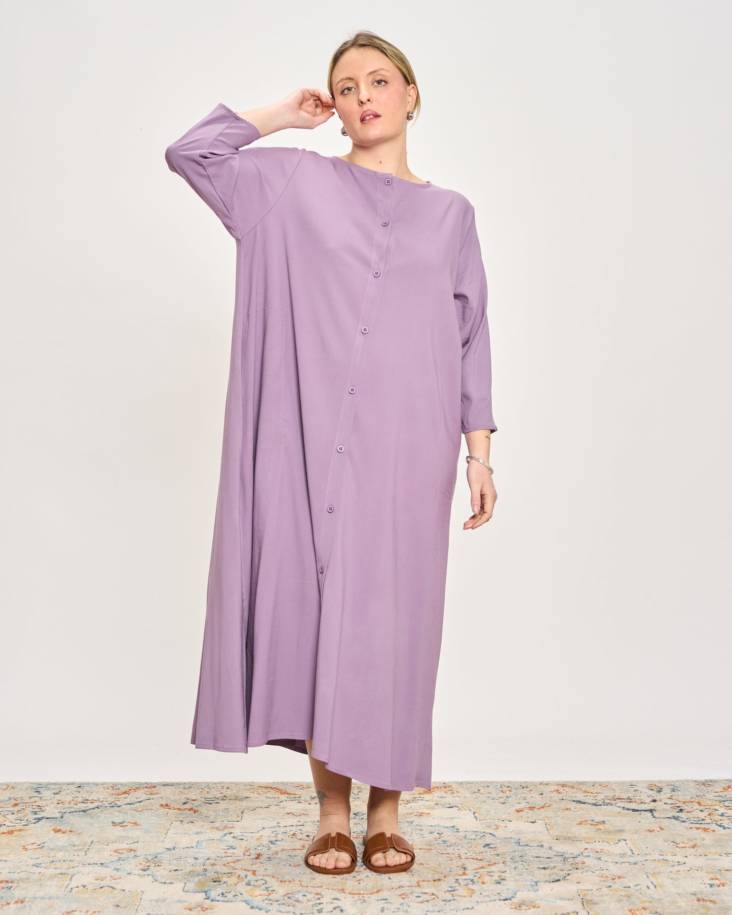 Solid Color Shirtdress