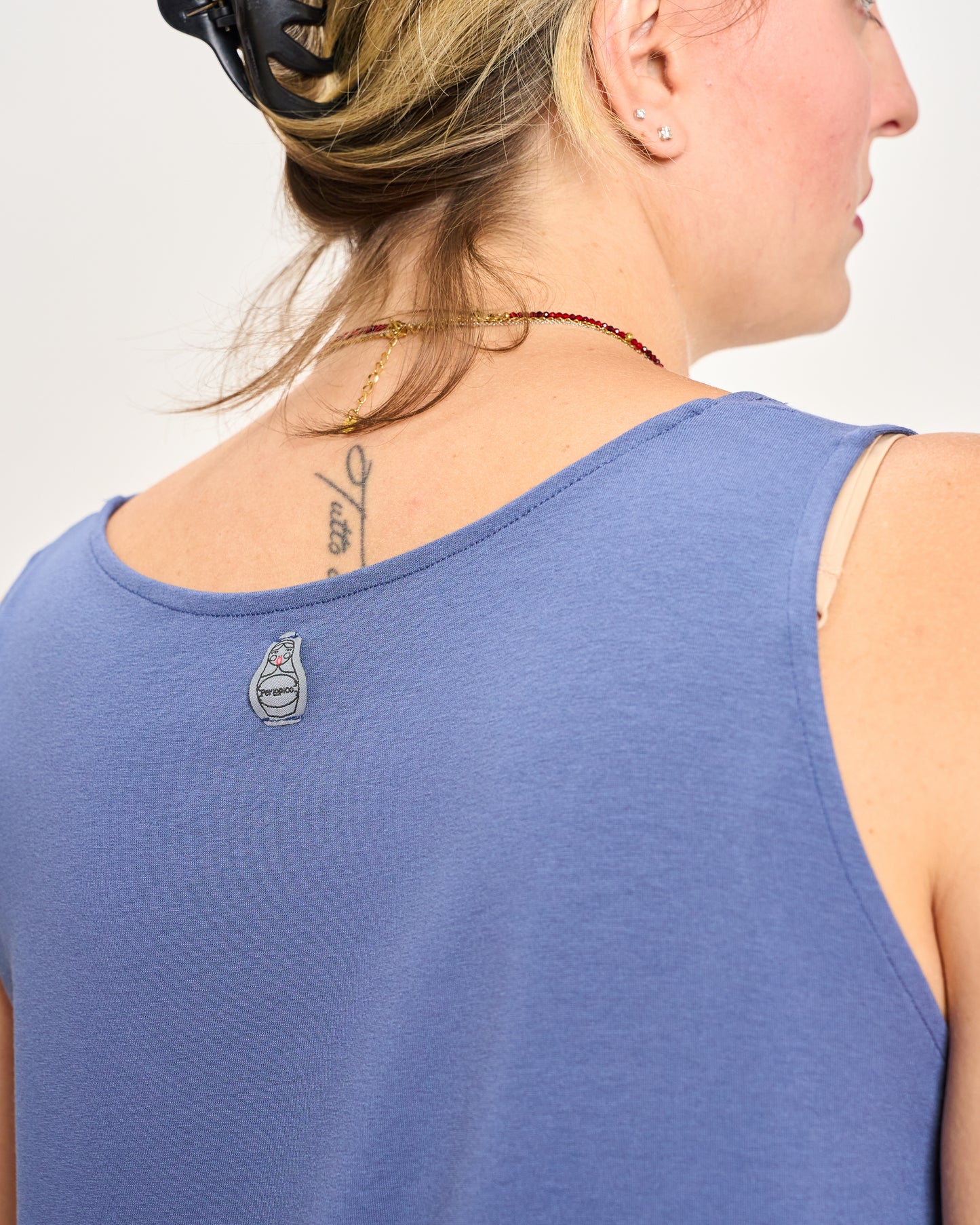 Colorful Viscose Flared Top