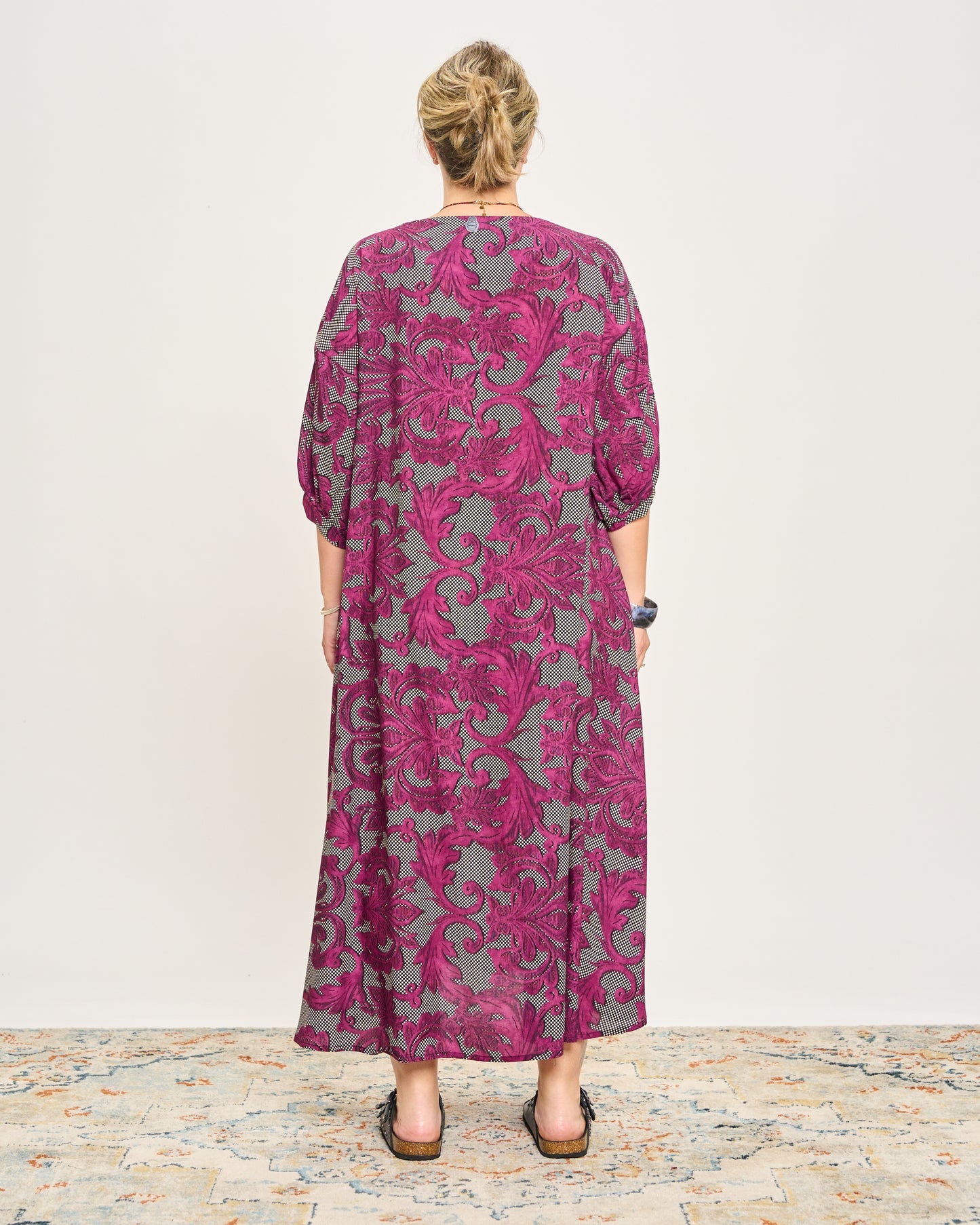 Trapeze Print Dress