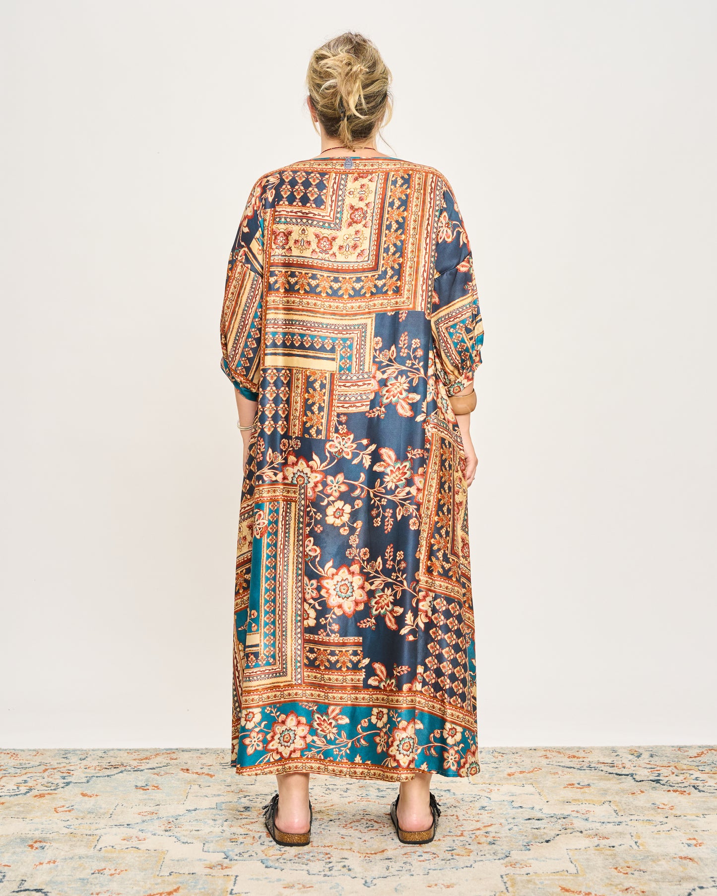 Trapeze Print Dress