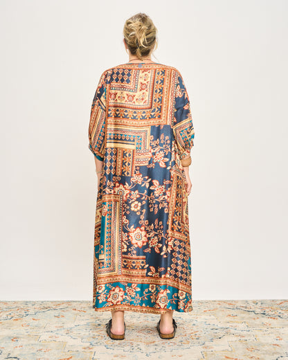 Trapeze Print Dress