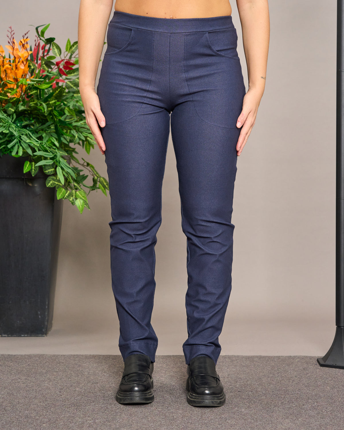 Stretch Denim Skinny Pants