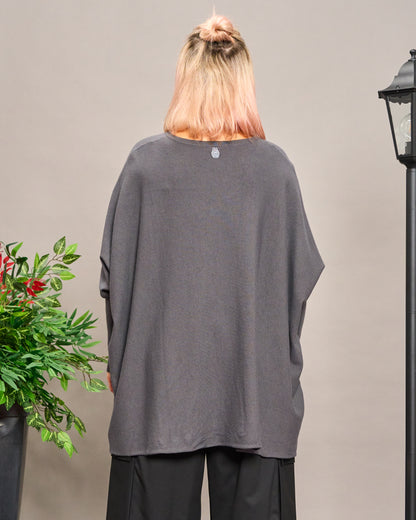 Oversized V-Neck Knitwear