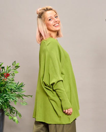 Oversized V-Neck Knitwear