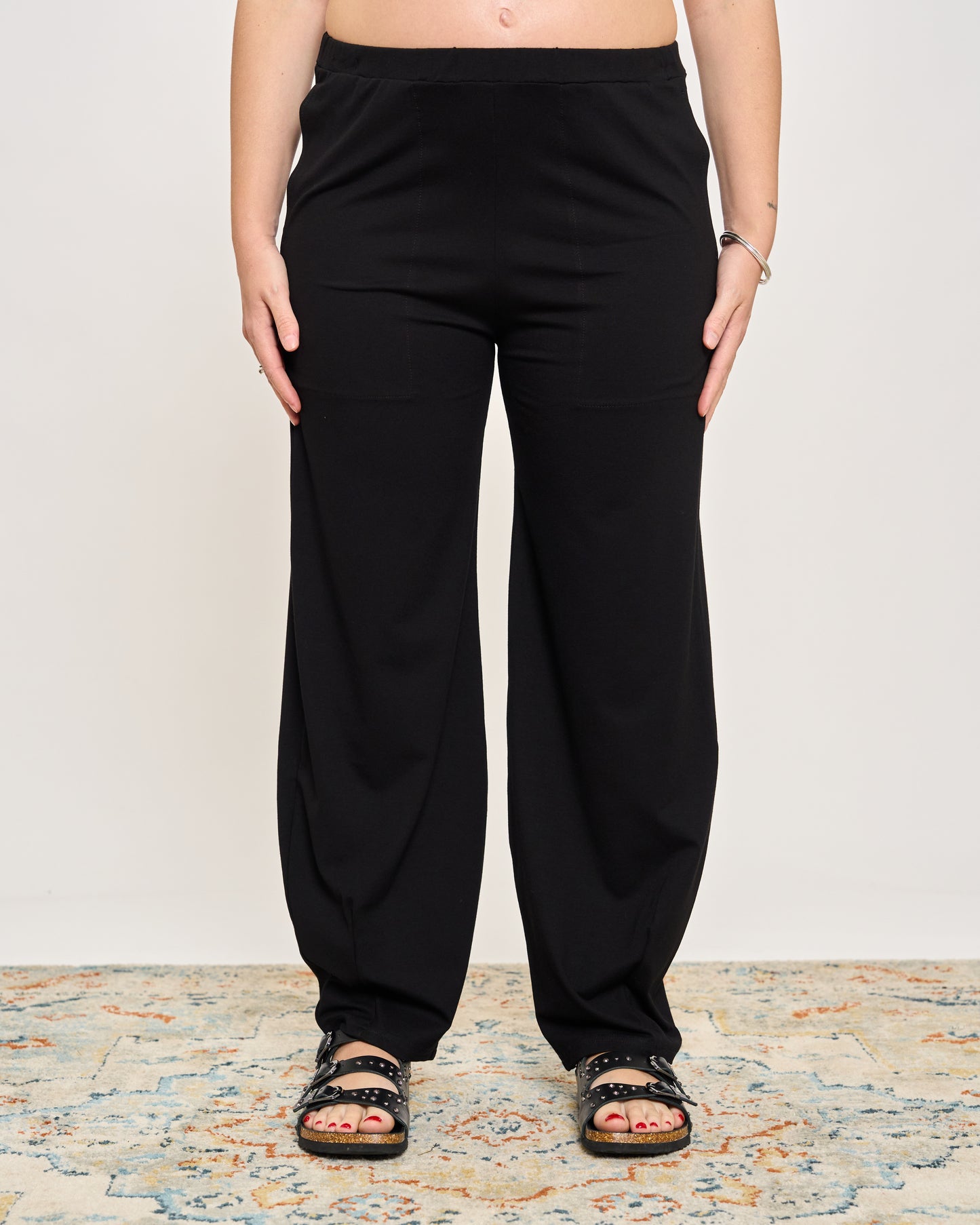Comfortable Darted Viscose Trousers