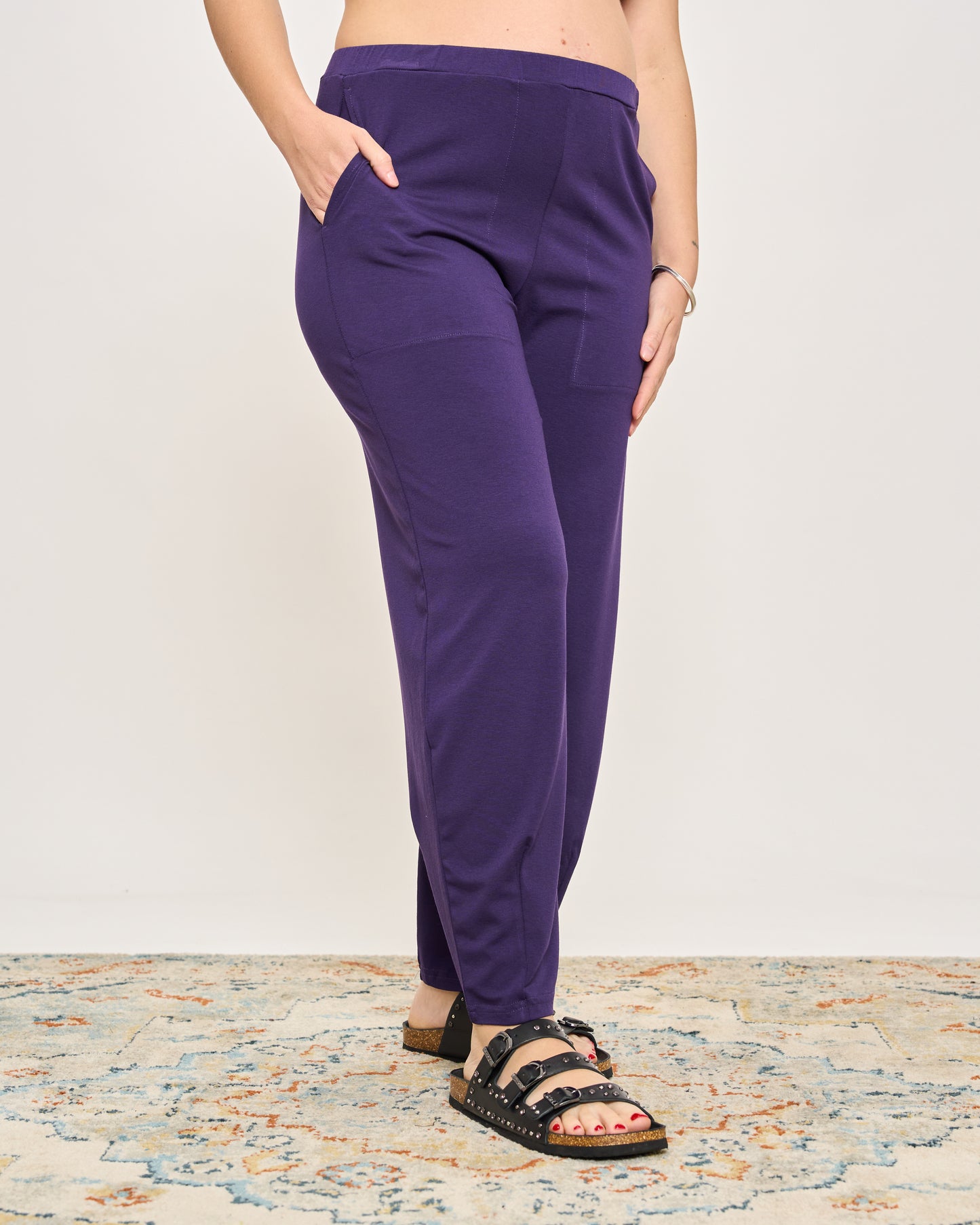 Comfortable Darted Viscose Trousers