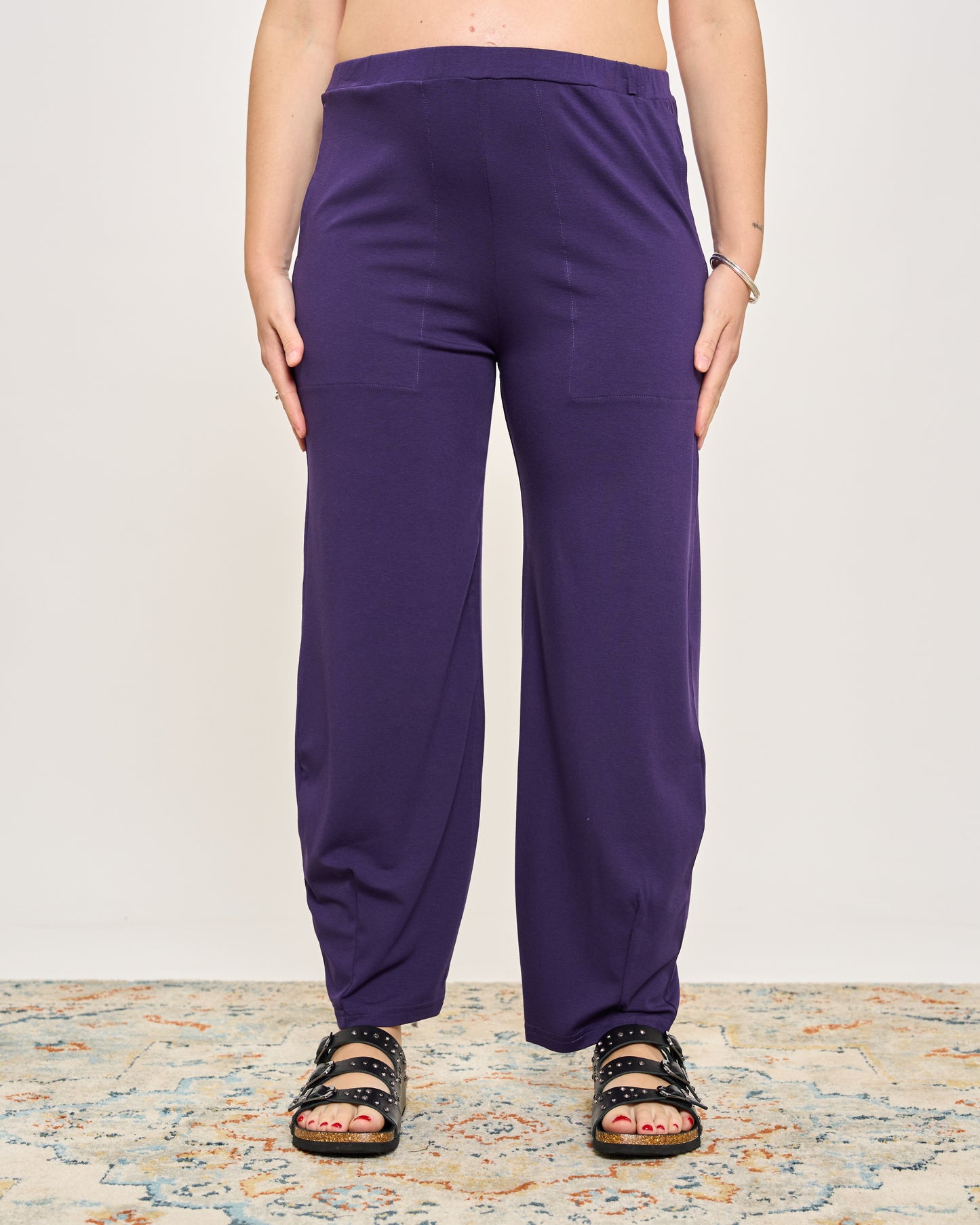 Comfortable Darted Viscose Trousers