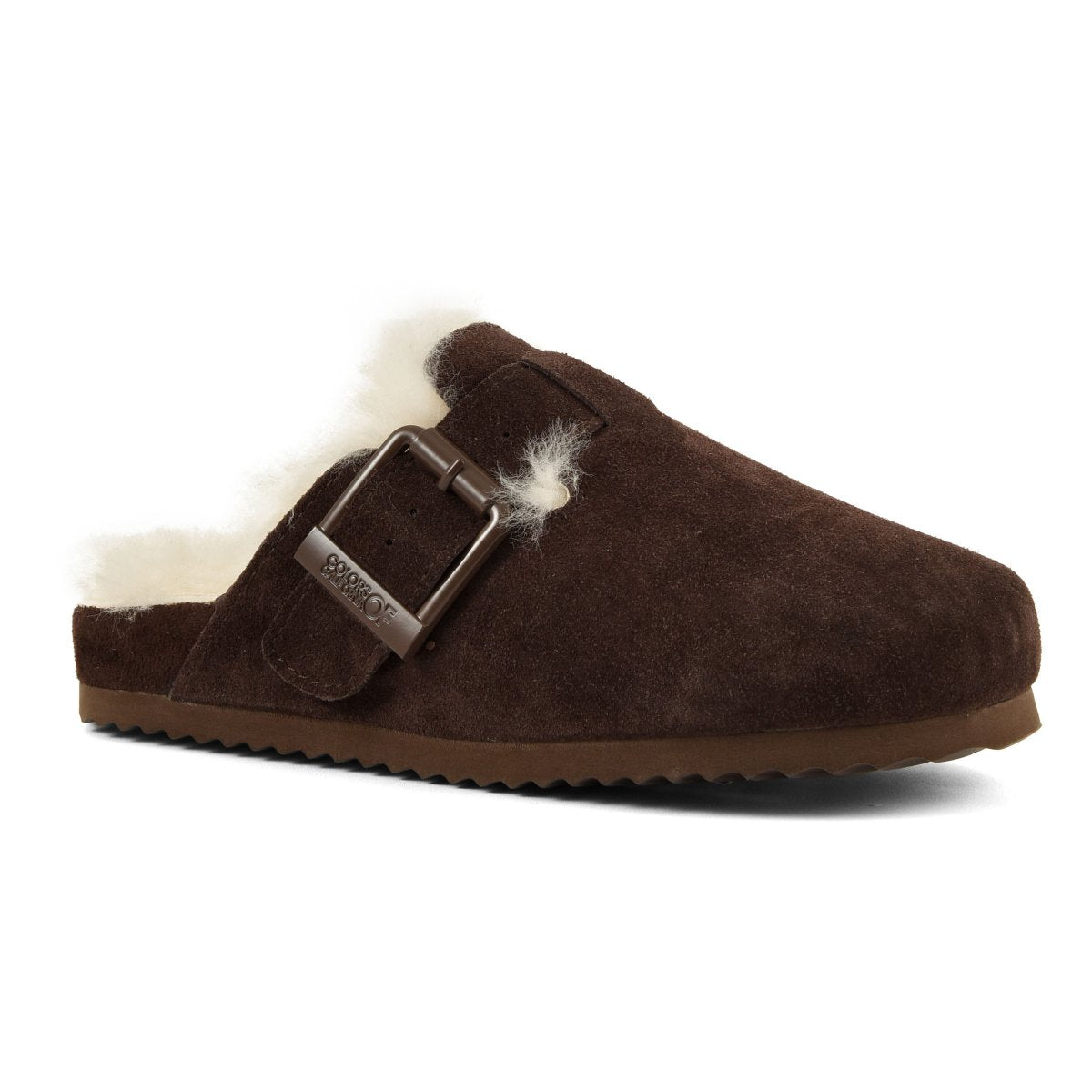 Sabot in Pelle con Fodera in Montone