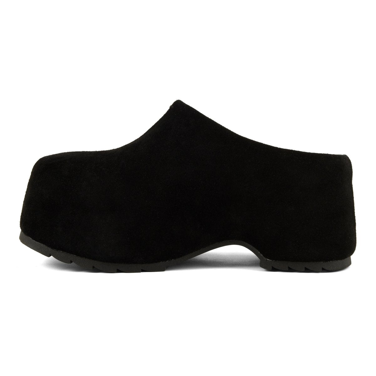 Zoccolo in Pelle Scamosciata