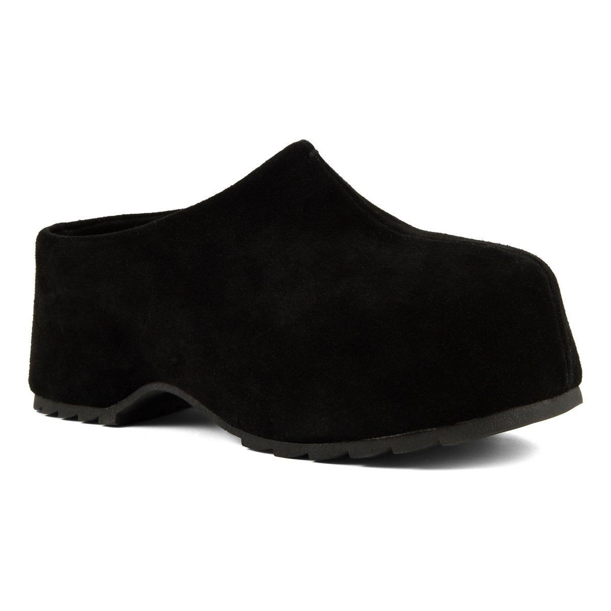 Zoccolo in Pelle Scamosciata
